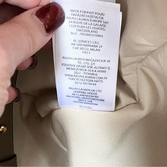 Lauren Ralph Lauren Large Leather Tyler Tote - Picture 13 of 15